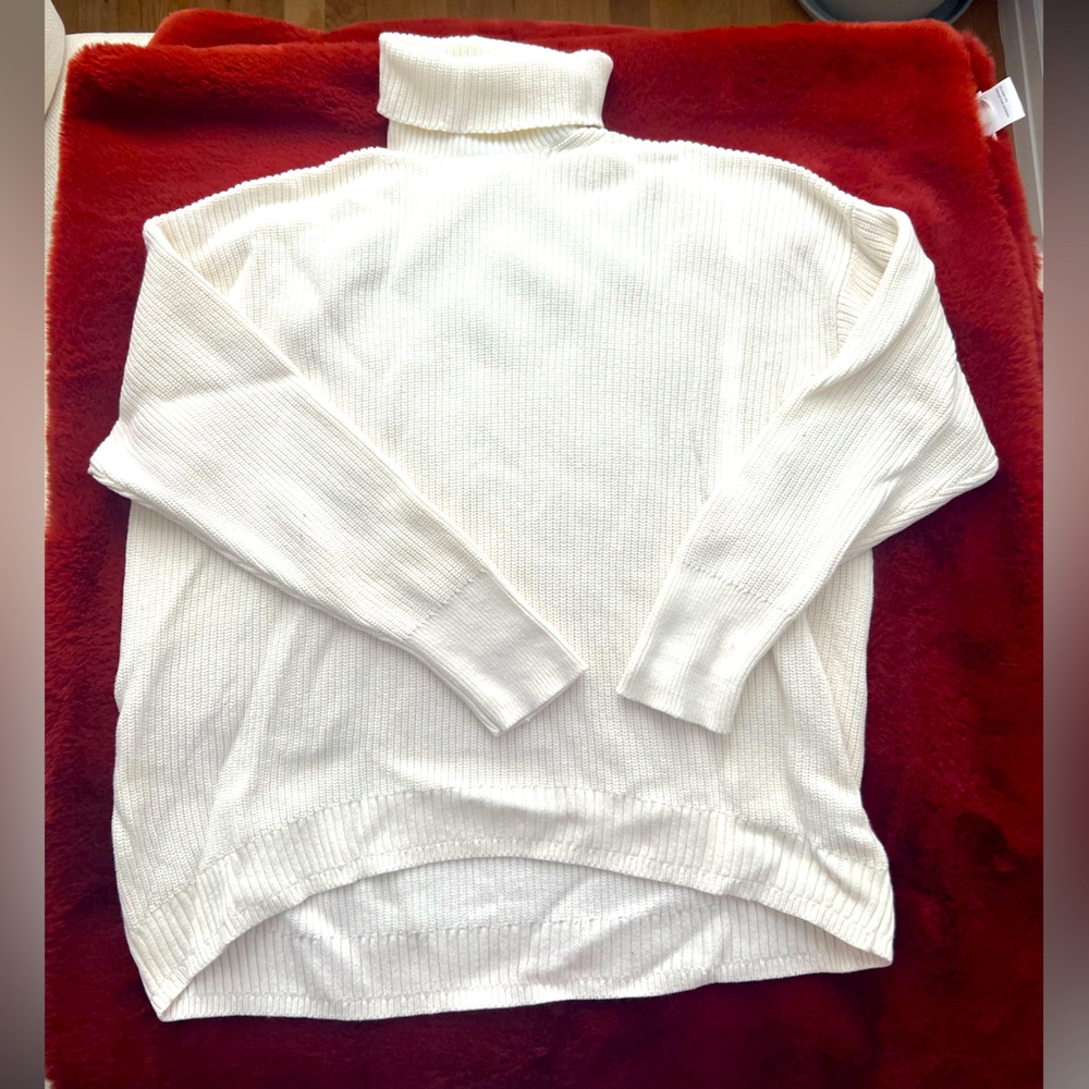 J Crew Turtleneck (85% Cotton 15% Cashmere)